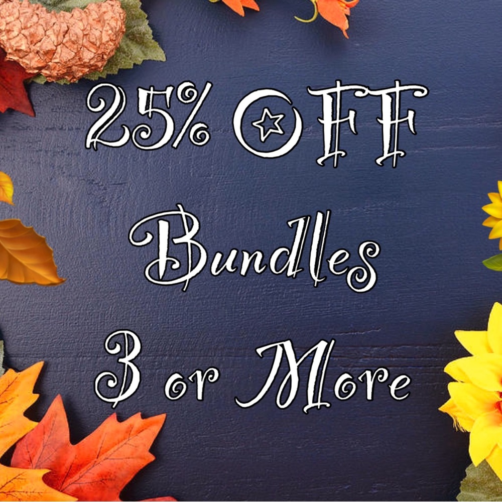 🍁Hello Fall🍂new DISCOUNT Bundle 3 & get 25% OFF! 🍂🌻🍁🥧🎃